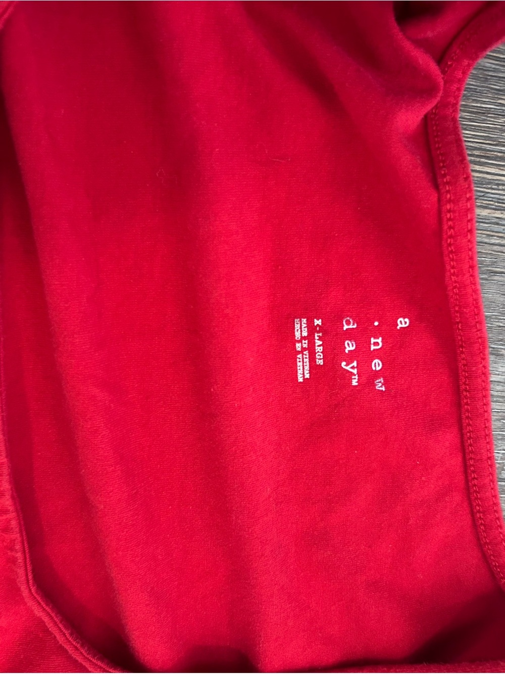 Red Ruffle Sleeve Tee - Picture 4 of 7